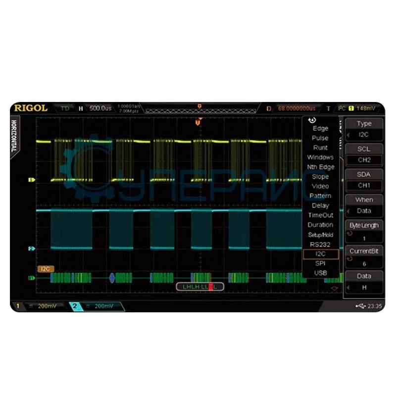 Настольный осциллограф RIGOL DS2202E фото 8
