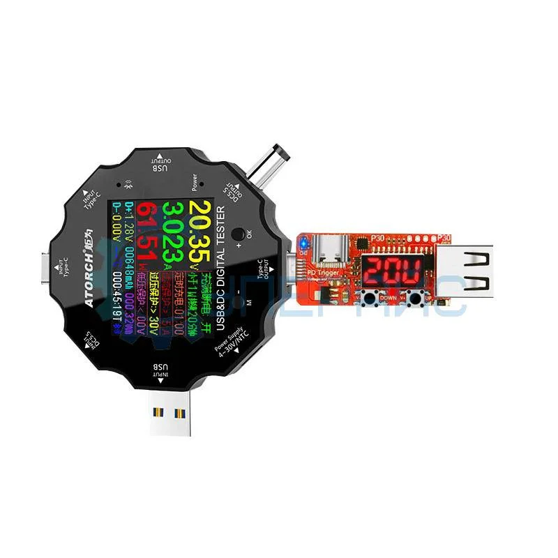 USB измеритель Juwei Atorch UD18 с триггером PD P30 фото 1
