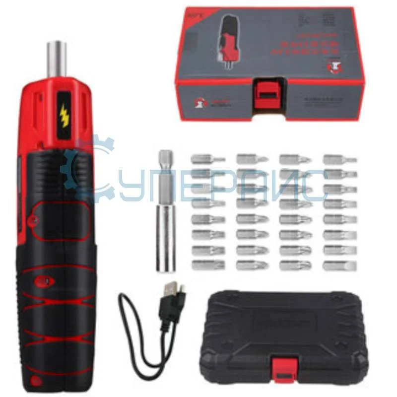 Аккумуляторная отвертка Delixi DP33ZT с кейсом фото 1