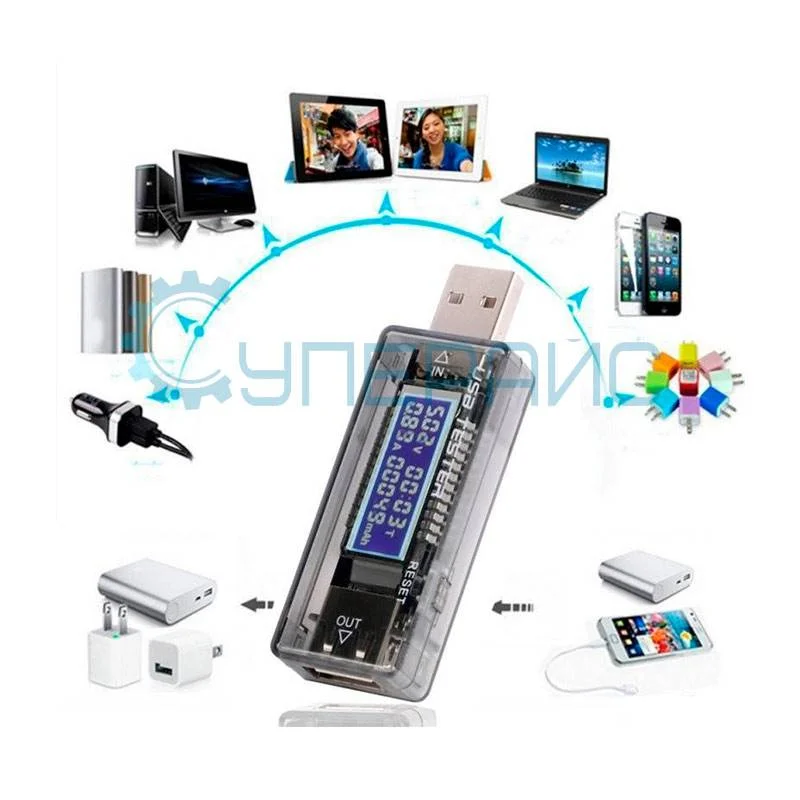 USB вольтамперметр Keweisi KWS V21 фото 4