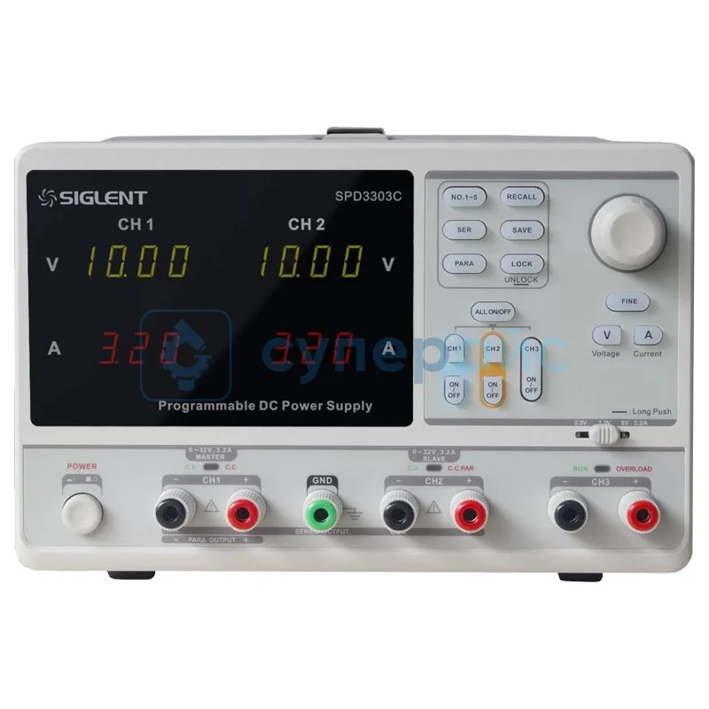 Трехканальный источник питания Siglent SPD3303C фото 1