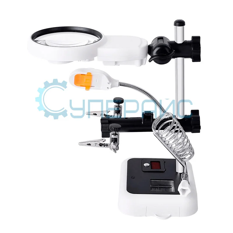 Настольная лупа SHOCREX MG16129-C с подсветкой фото 1