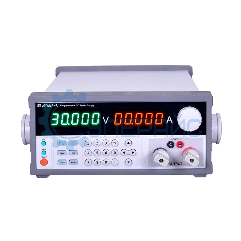 Цифровой одноканальный блок питания eTOMMENS eTM-K3020SPD (30В, 20А) фото 1