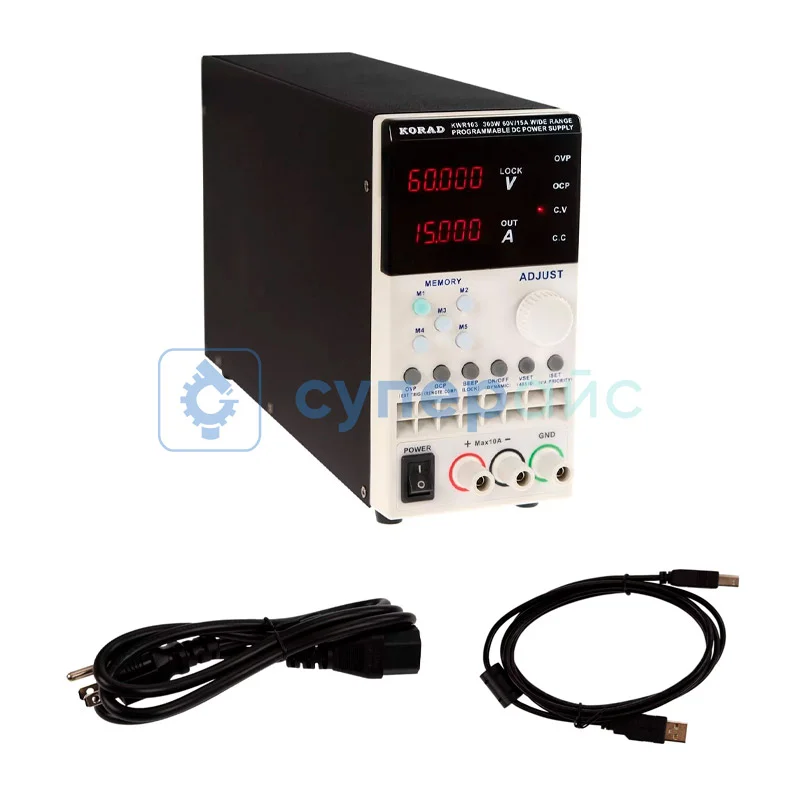 Лабораторный блок питания Korad KWR103 (60В, 15А) фото 4