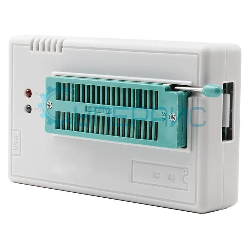 Программатор микросхем MiniPro TL866II Plus (22 адаптера) фото 3