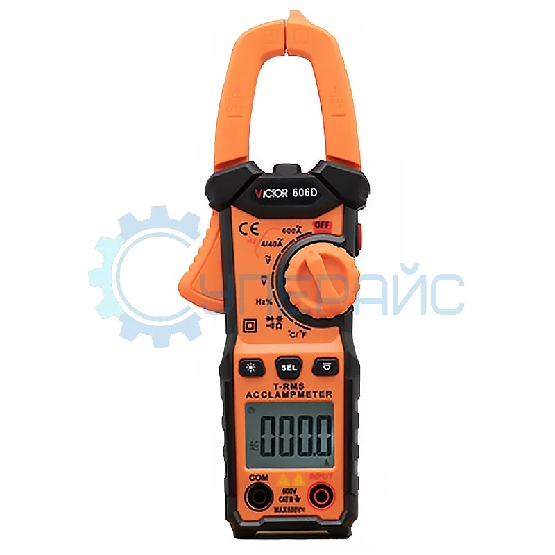 Цифровые токоизмерительные клещи Victor 606D фото 1