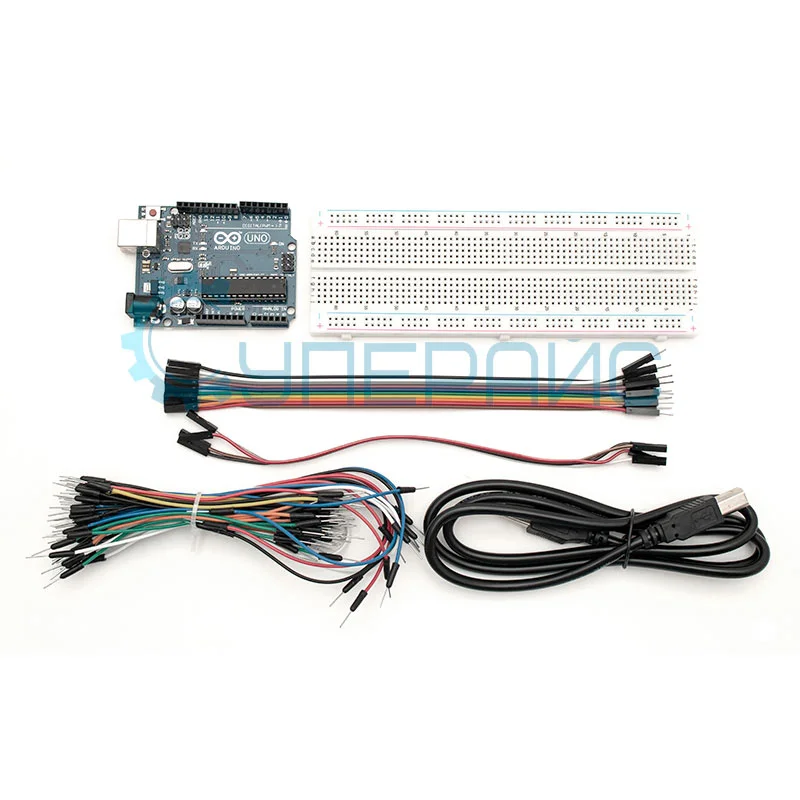 Набор UNO R3 Starter Kit с Bluetooth модулем ZS-040 и контроллером, совместимым со средой Arduino, и 16 уроками в среде Scra