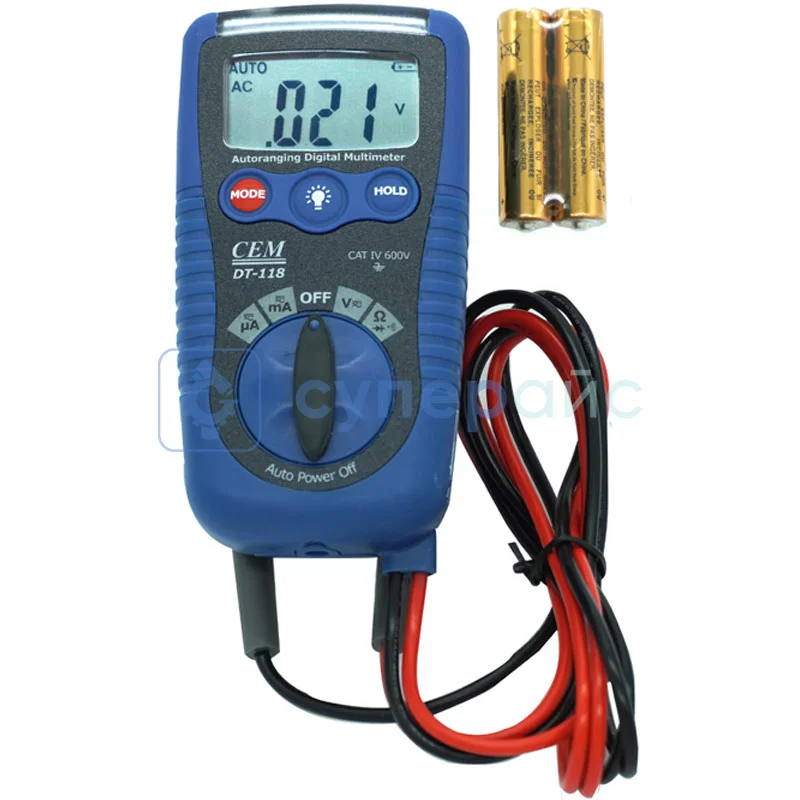 Многофункциональный мультиметр CEM DT-118 фото 2