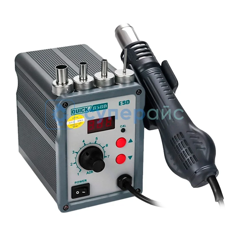 Станция термовоздушная Quick 858D фото 2