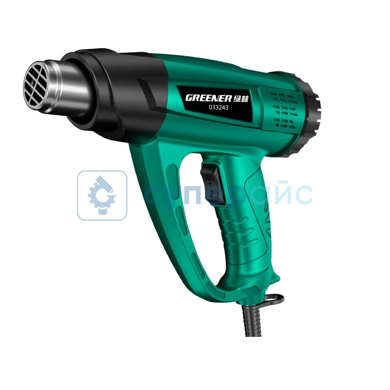 Фен строительный GREENER 2500 Вт 033243 фото 1