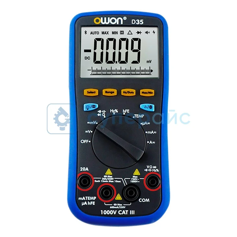 Аккумуляторный мультиметр OWON D35 фото 1