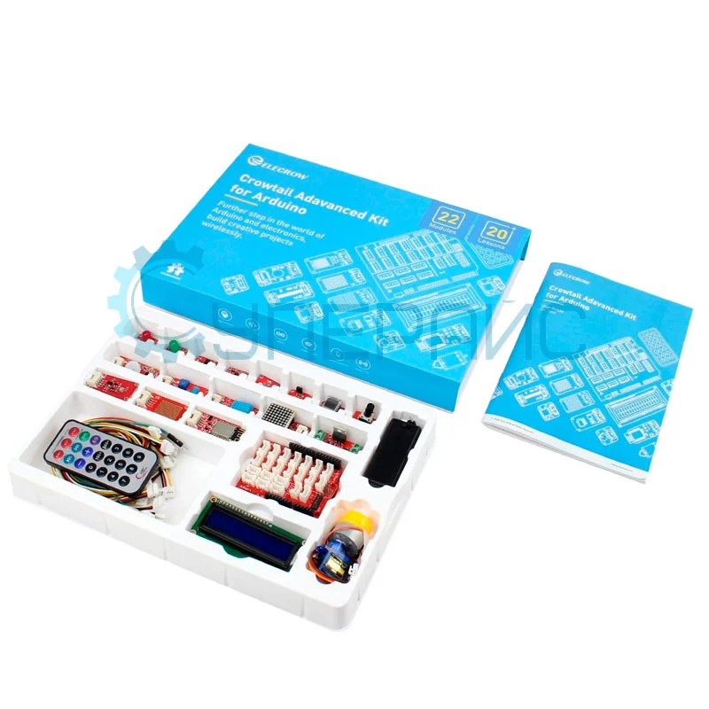 Стартовый комплект датчиков Elecrow Crowtail Advanced Kit для Arduino проектов фото 2