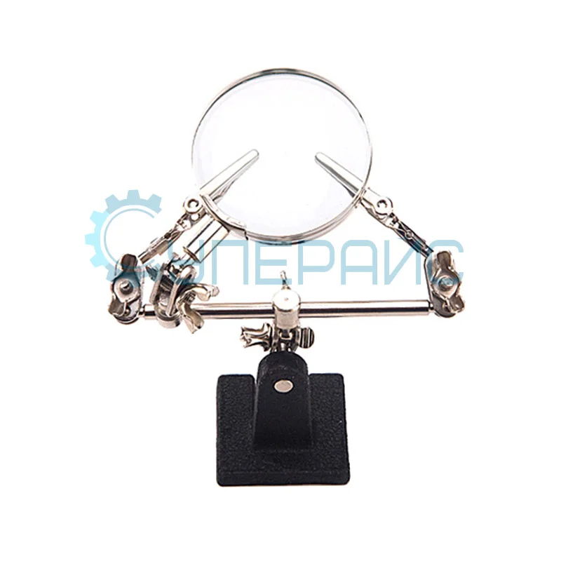 Зажим для пайки Jixingda с лупой фото 2