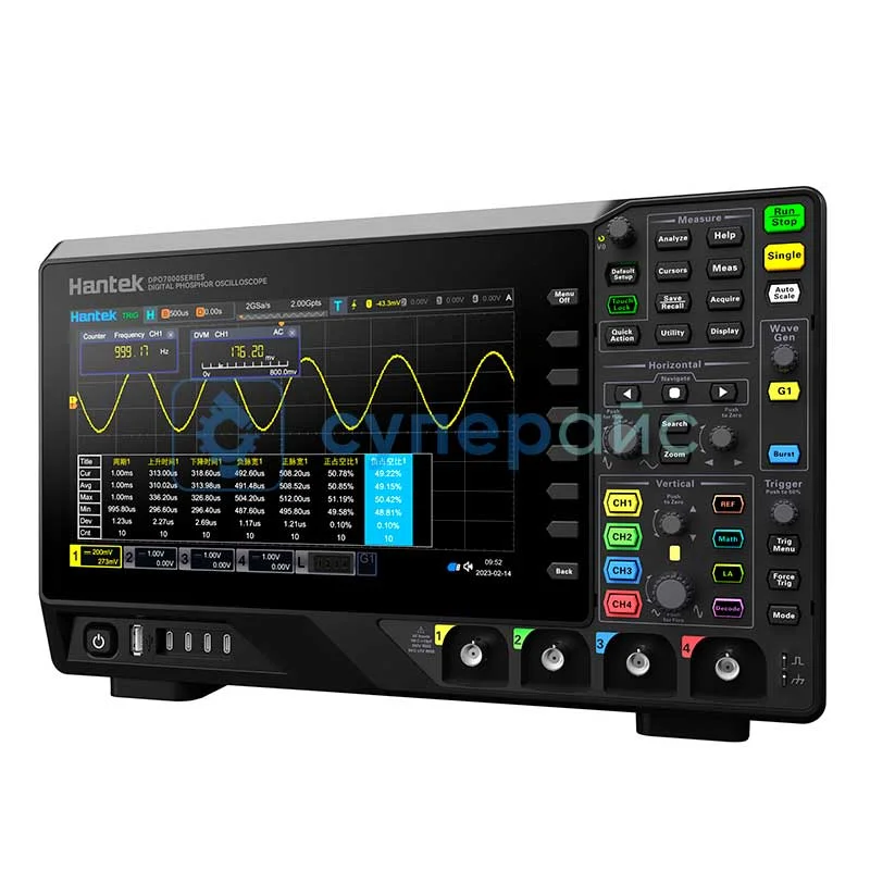 Универсальный осциллограф Hantek DPO7354C (4 канала, 350 МГц) фото 2