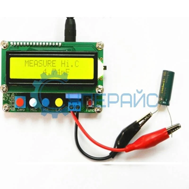 Измеритель емкости и индуктивности JUNTEK LC100-A с щупами для SMD фото 1