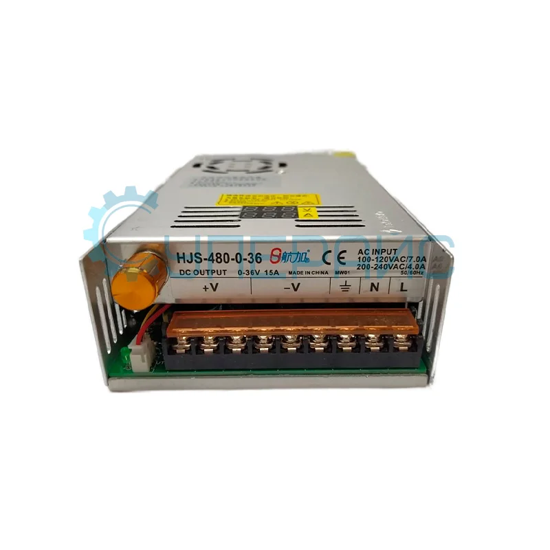 Источник питания Hangjiasheng HJS-480-0-36 (36В, 15А) с регулировкой напряжения и двойной индикацией фото 4