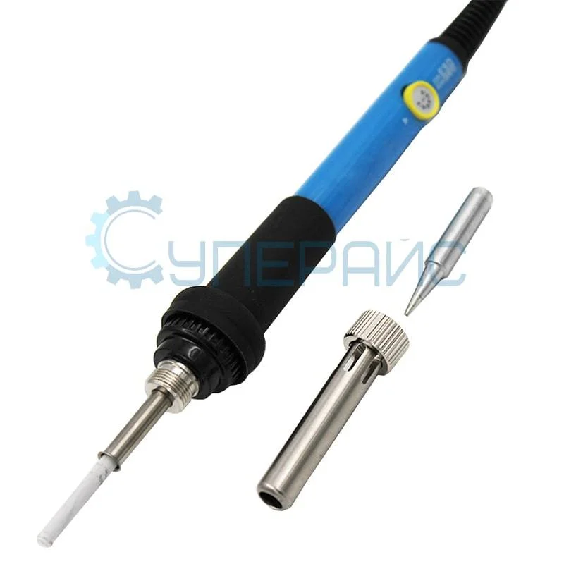 Электрический паяльник T60 с набором жал (60 Вт) фото 1