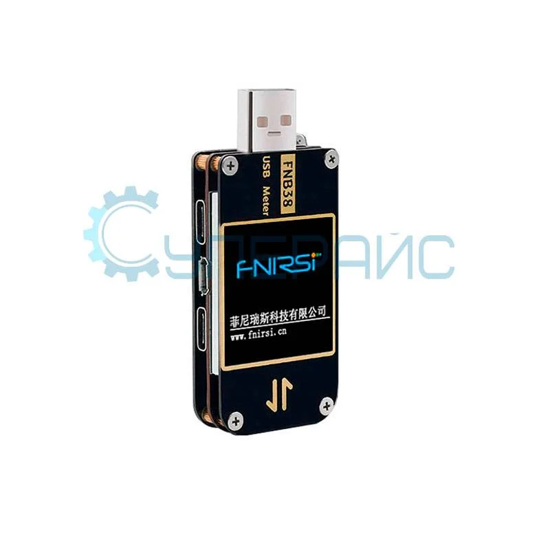 USB тестер тока и напряжения FNIRSI FNB38 фото 1