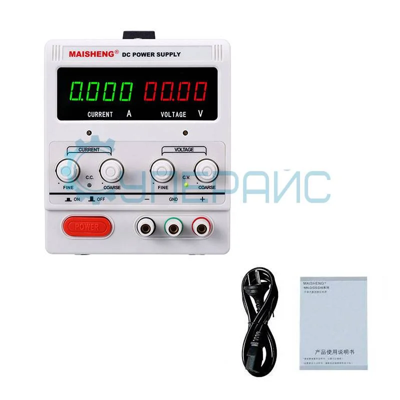 Цифровой одноканальный блок питания MAISHENG MS1001DS (99.9В, 1.1А) фото 3