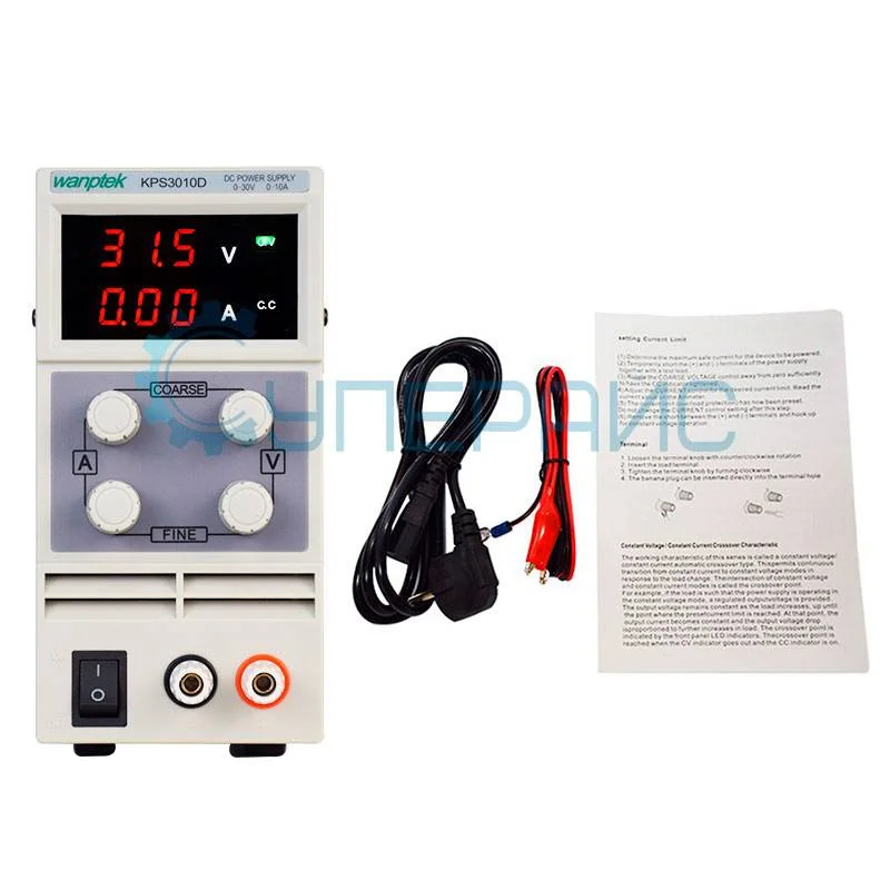 Стабилизированный мини источник питания Wanptek KPS3010D (30В, 10А) фото 6