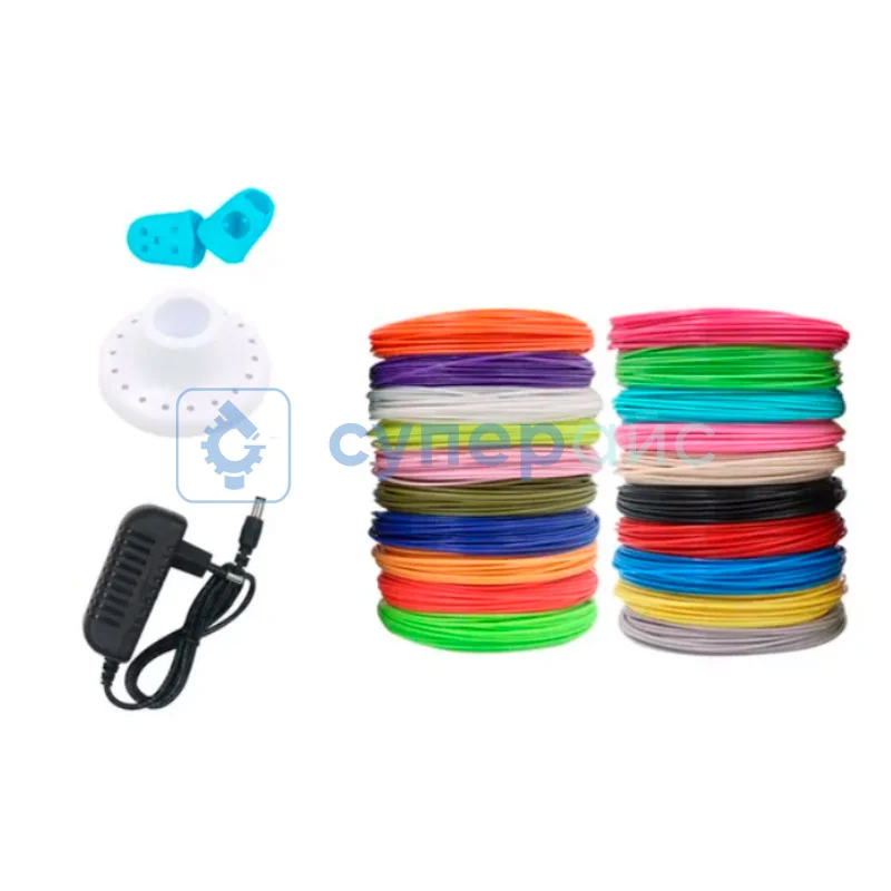 Трехмерная ручка 3D PEN-2 с 415 метрами пластика фото 5