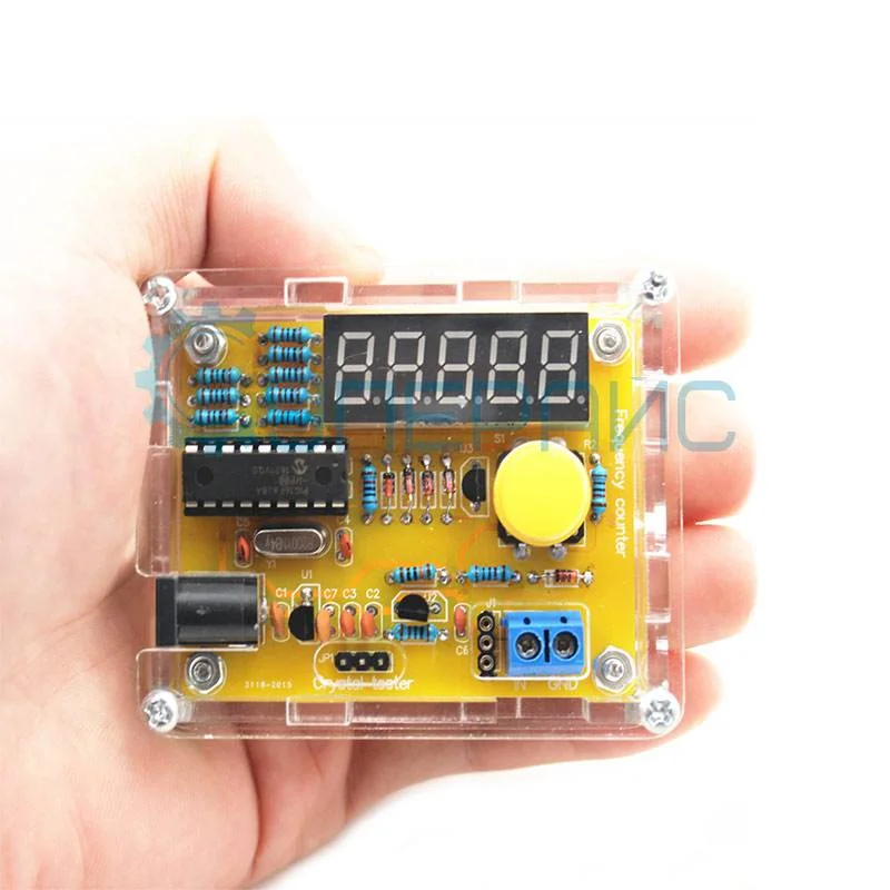 Частотомер JS 1 Гц-50 МГц с функцией тестера кварцевых резонаторов фото 2