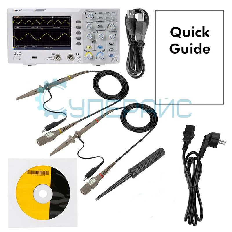 Двухканальный настольный осциллограф OWON SDS1052 (2 канала, 50 МГц) фото 9
