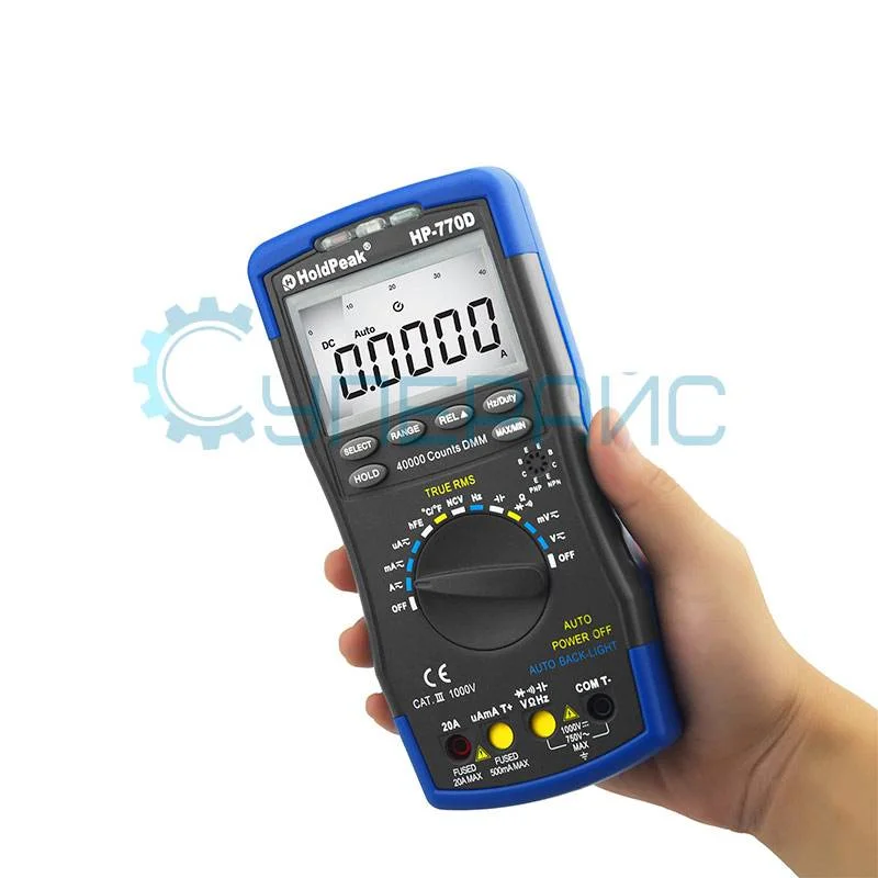 Профессиональный мультиметр HoldPeak HP-770D фото 4