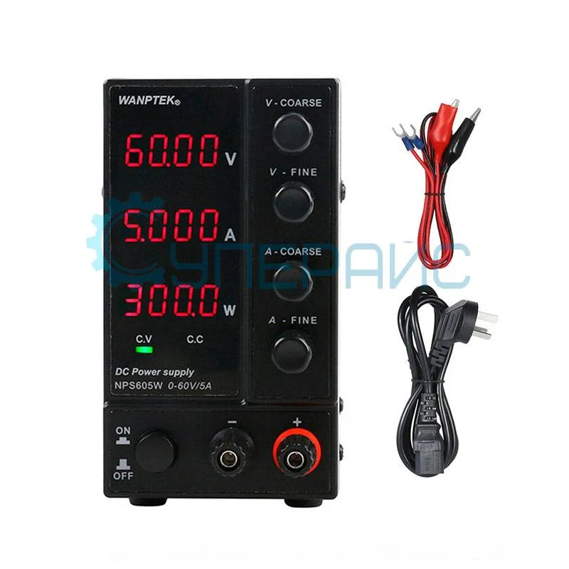 Регулируемый источник питания Wanptek NPS605W (60В, 5А) фото 6