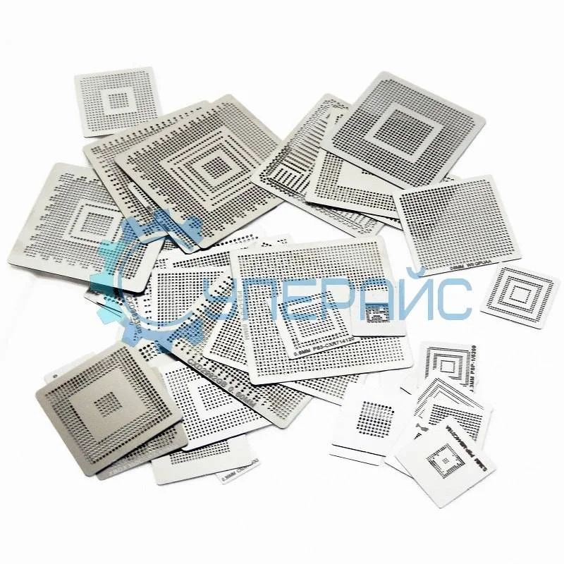 Набор BGA трафаретов для реболлинга 545 шт. фото 3