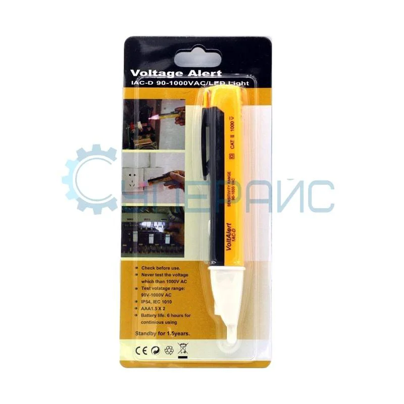 Карманный детектор напряжения VoltAlert 1AC-D фото 6