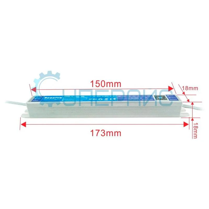 Компактный блок питания NeonPro TL-24E20 (24 В, 0.83 А, 20 Вт) фото 2