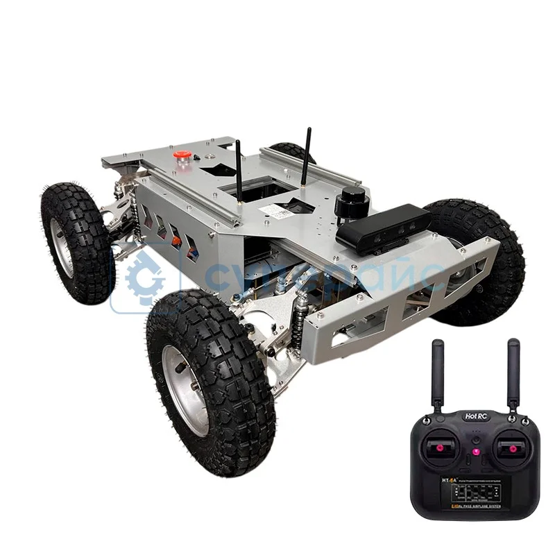 Роботизированный автомобиль WHEELTEC Ackerman ROS с независимой подвеской фото 1