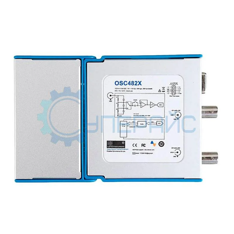 USB осциллограф LOTO OSC482X со встроенным логическим анализатором и генератором фото 1