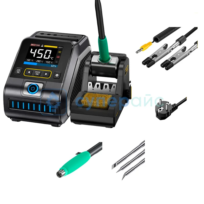 Интеллектуальная паяльная станция FNIRSI DWS-200 210F фото 3