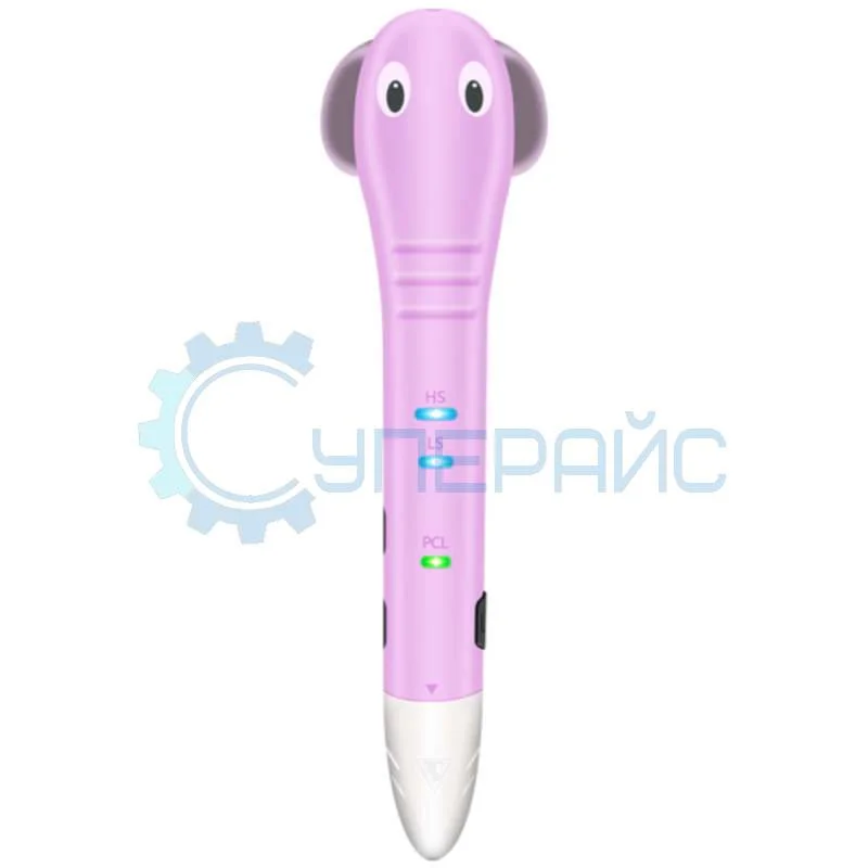 3D ручка Yuda Elephant-2 с аккумулятором и 175 метрами пластика фото 1