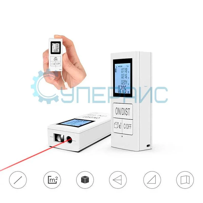 Лазерный дальномер GREENER 30 м фото 4