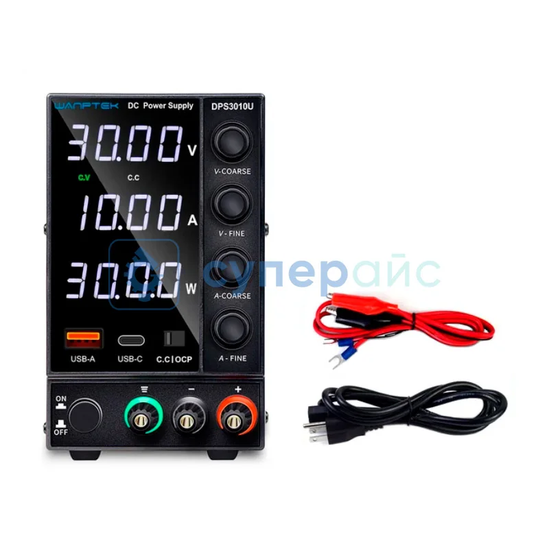 Мини импульсный блок питания Wanptek DPS3010U (30В, 10А) фото 6