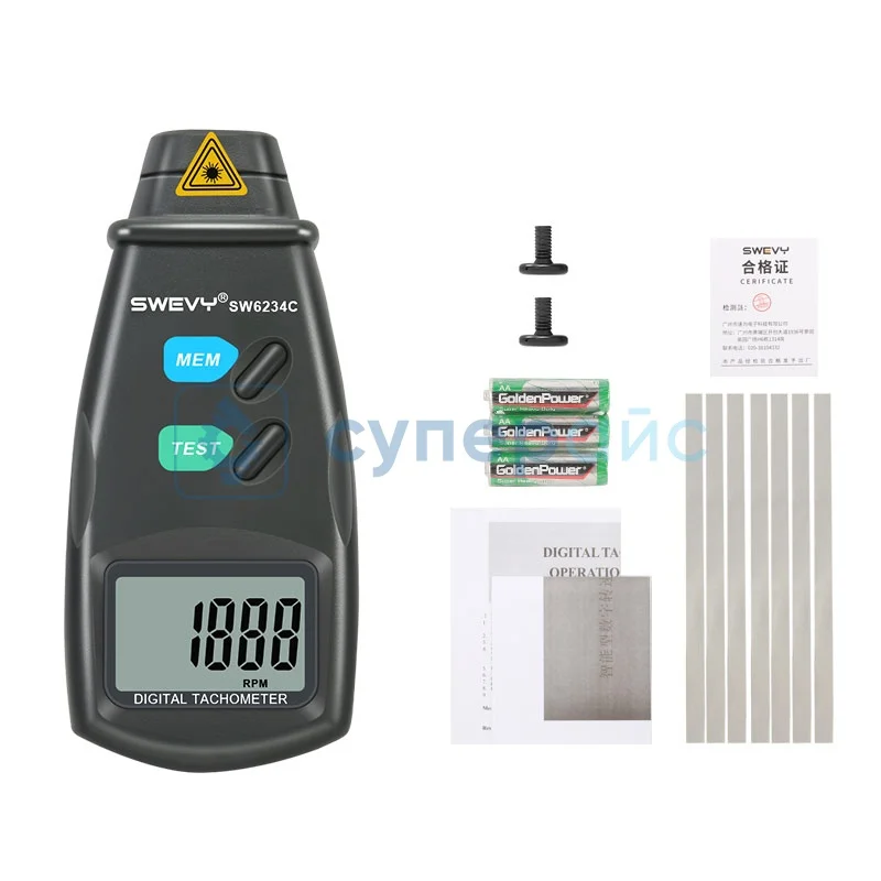 Бесконтактный тахометр Swevy SW6234C фото 1