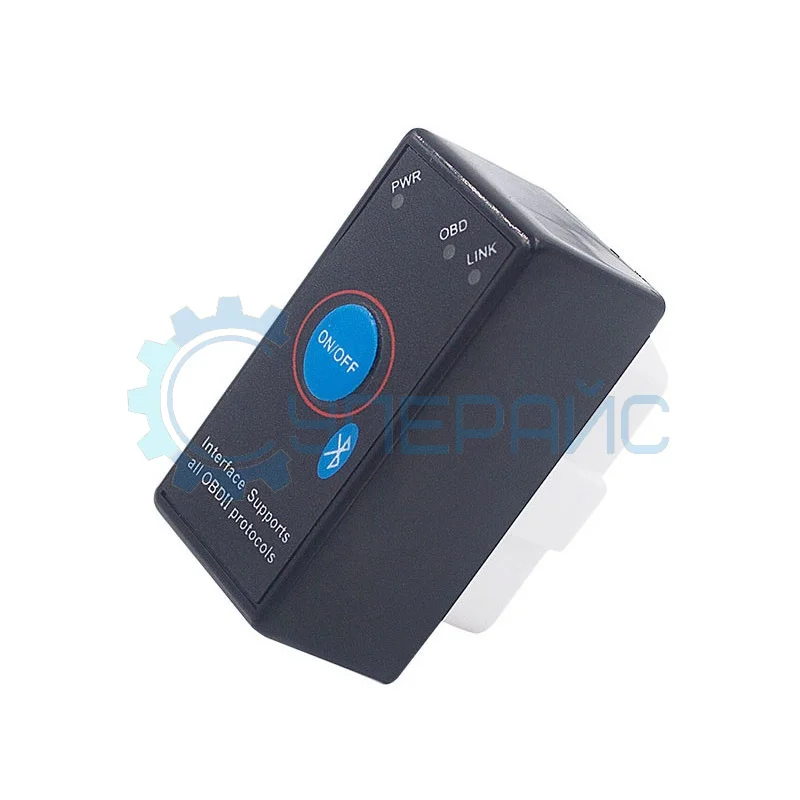 Адаптер ELM327 Bluetooth 2.0 mini 1.5 с кнопкой on-off на чипе PIC18F25K80 фото 1