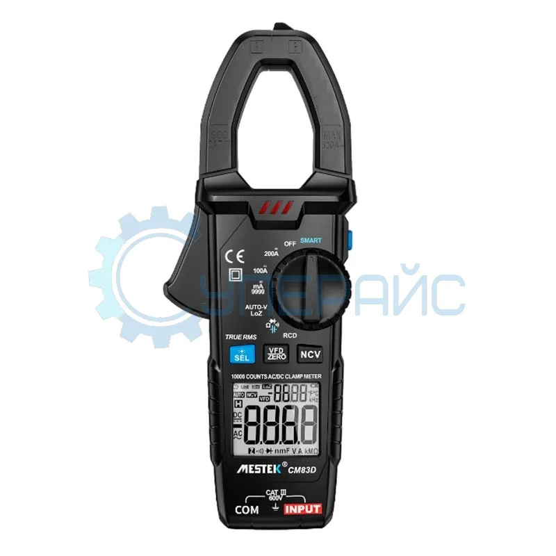 Токовые клещи-мультиметр Mestek CM83D переменного и постоянного тока фото 1