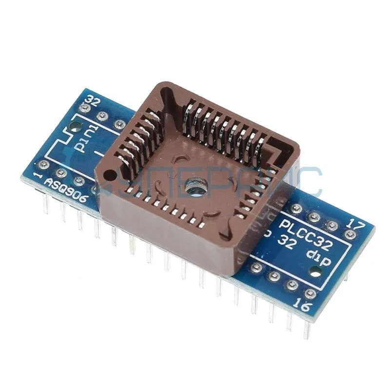 Адаптеры PLCC панельки для микросхем (набор 5 в 1) фото 5