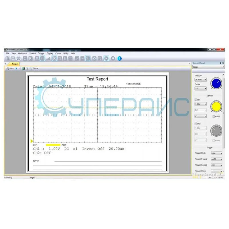 Цифровой USB осциллограф-приставка Hantek 6022BE фото 6