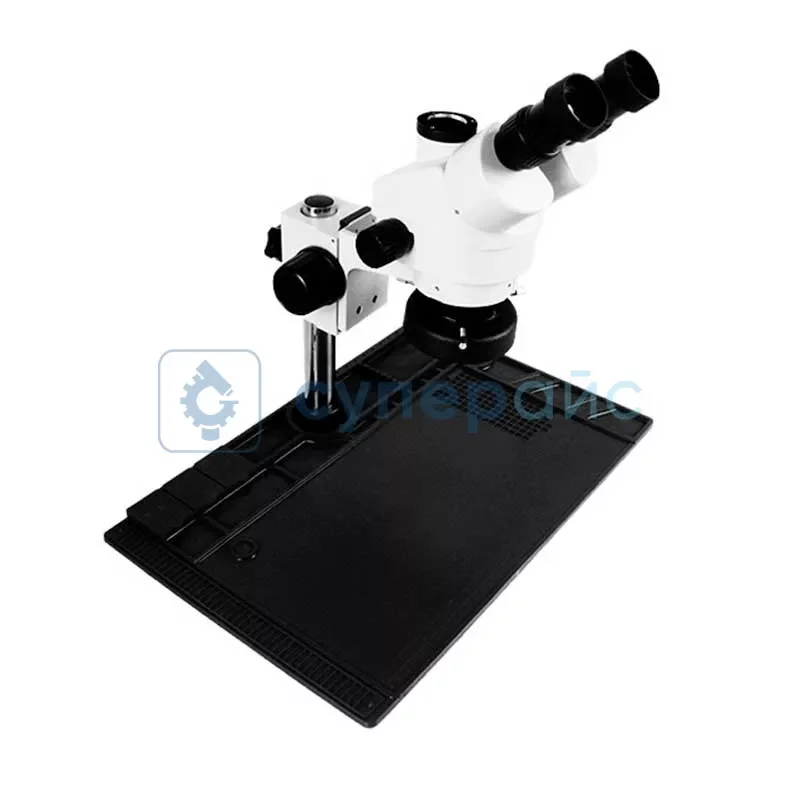 Тринокулярный цифровой микроскоп Kaisi 37045A с камерой 20 Мп фото 1