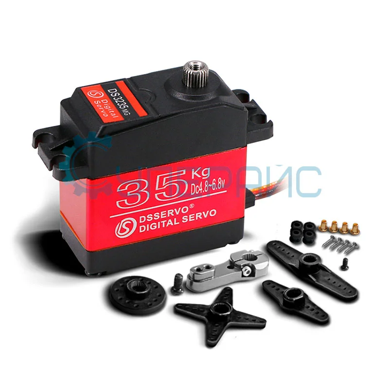 Сервопривод DSSERVO DS3235 (270°, 35 кг*с*см) со степенью защиты IP66 фото 2