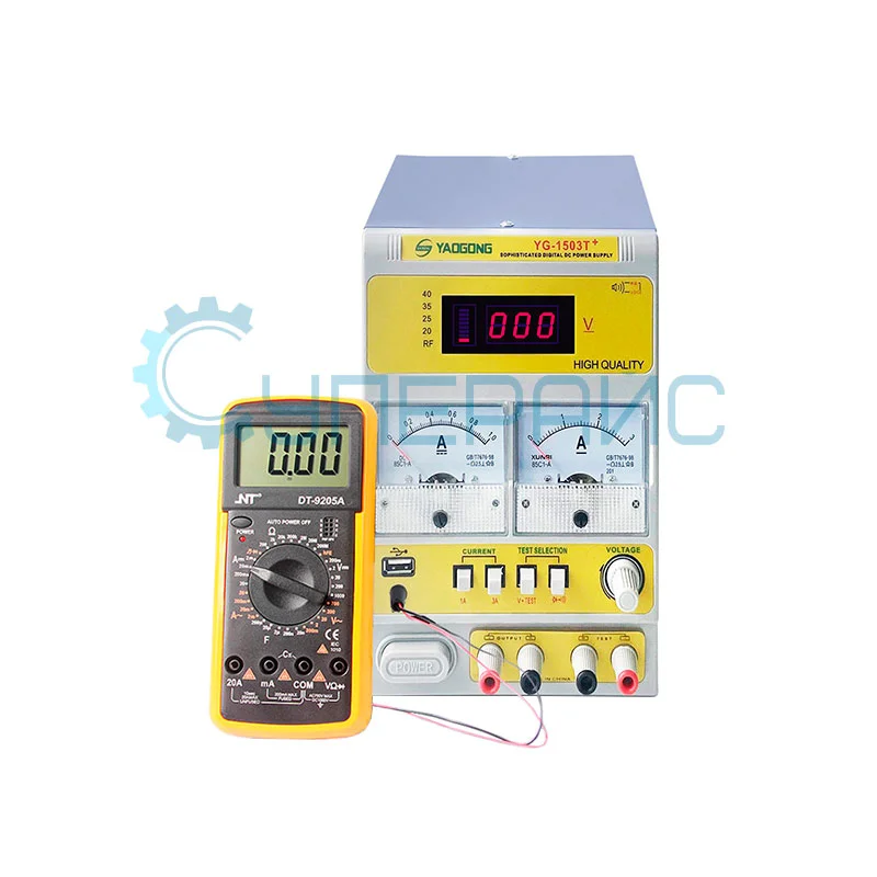 Цифровой блок питания постоянного тока YAOGONG YG-1503T+ (15В, 3А) фото 4