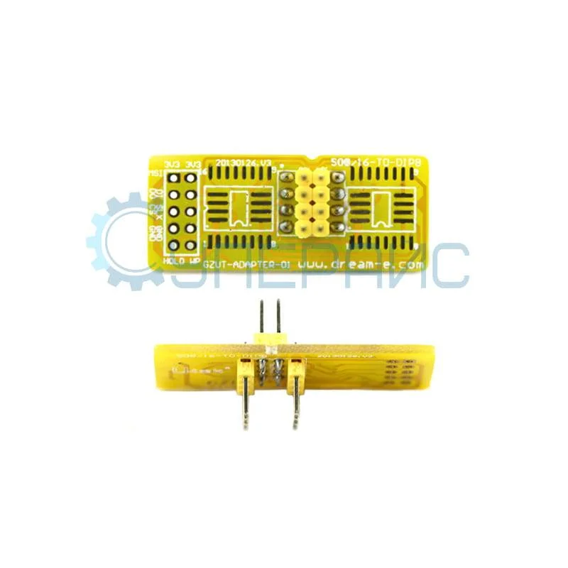 Пружинный адаптер для микросхем в корпусе SOP8 (переходник-прищепка) фото 3