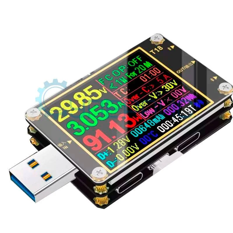 Измеритель тока USB Juwei Atorch T18 с термодатчиком фото 1