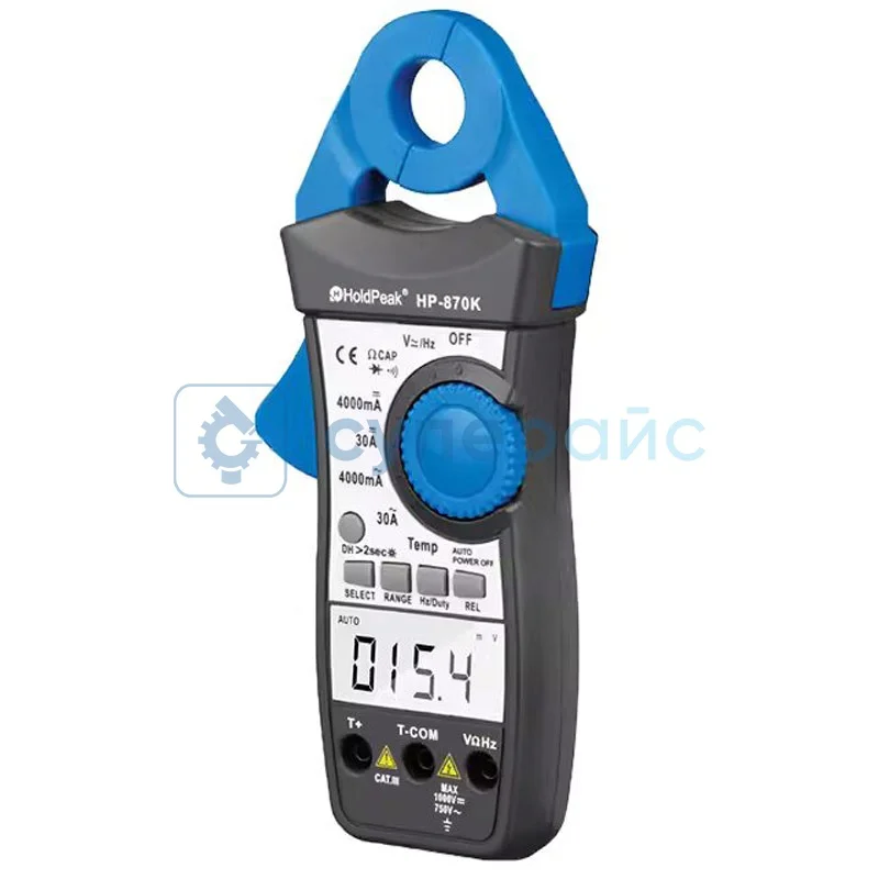 Многофункциональные токовые клещи HoldPeak HP-870K фото 1