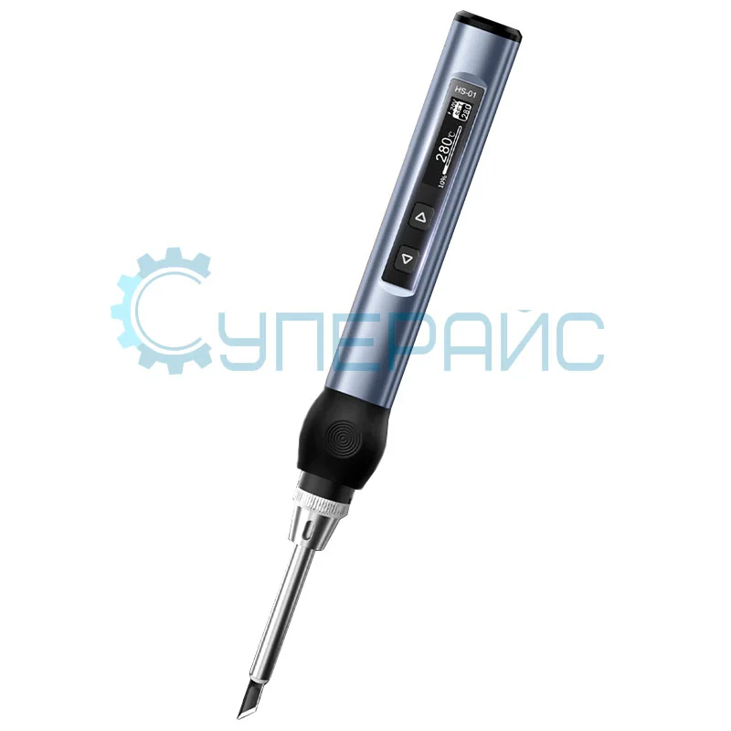 Цифровой паяльник FNIRSI HS01 с набором жал фото 1